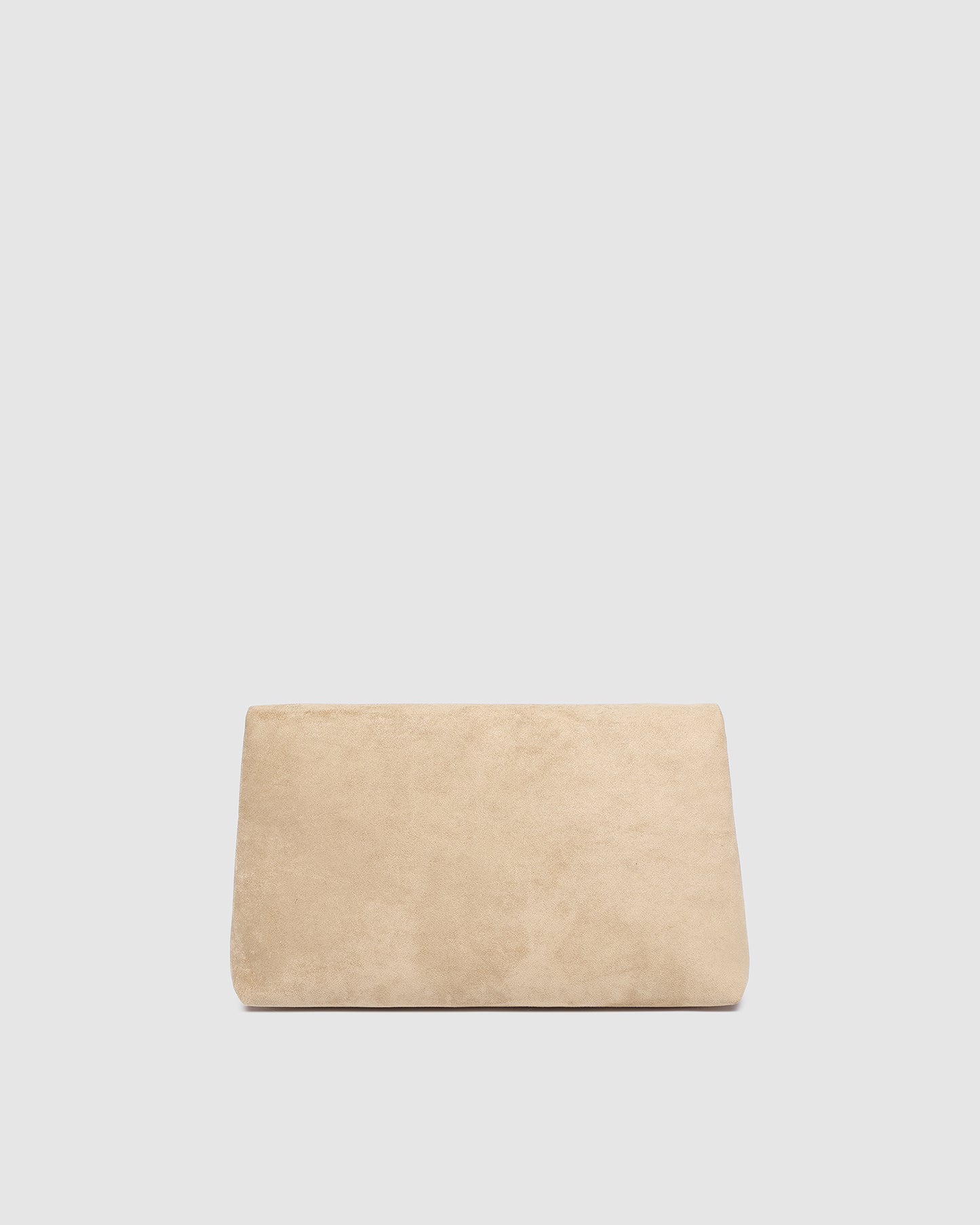 Luka Suede Clutch Crossbody - Blonde