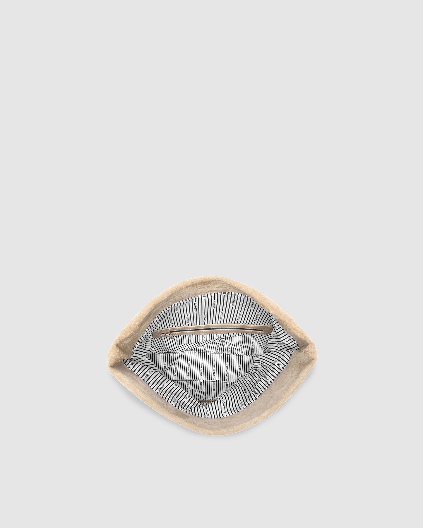 Luka Suede Clutch Crossbody - Blonde