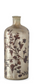 Brown Floral Champagne Mercury Glass