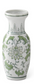 Green & White Ceramic Chinoiserie Bud Vases (3 Styles)