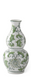 Green & White Ceramic Chinoiserie Bud Vases (3 Styles)