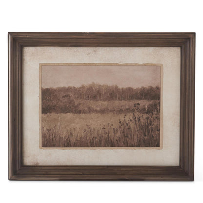 Dark Fir Wood Framed Naturescape Prints (4 Styles)
