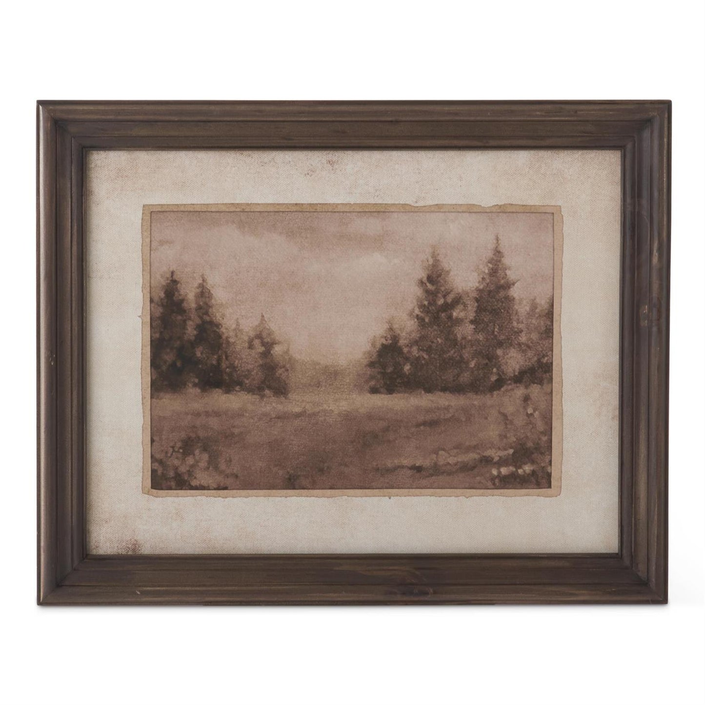 Dark Fir Wood Framed Naturescape Prints (4 Styles)