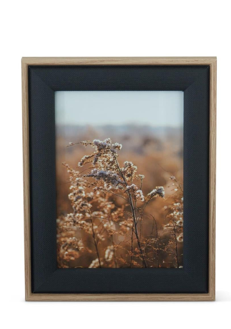 Black Linen Photo Frames (2 Sizes)
