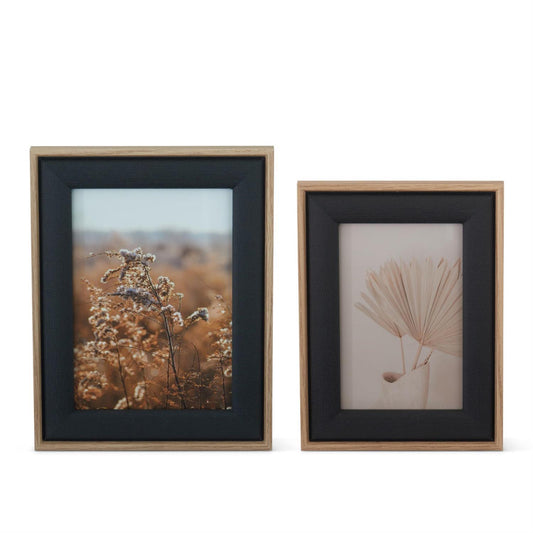 Black Linen Photo Frames (2 Sizes)