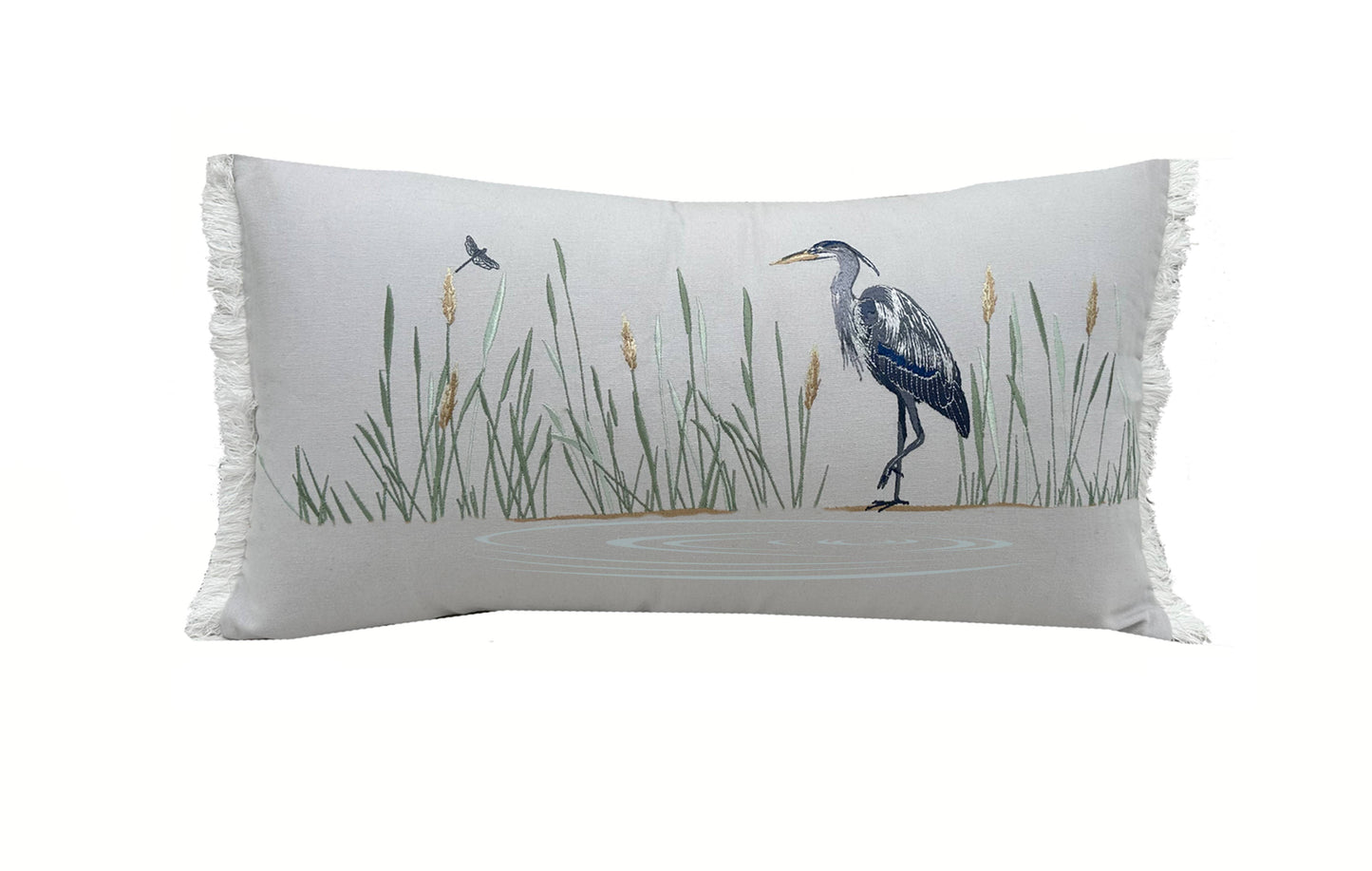 Great Blue Heron Indoor Throw Pillow