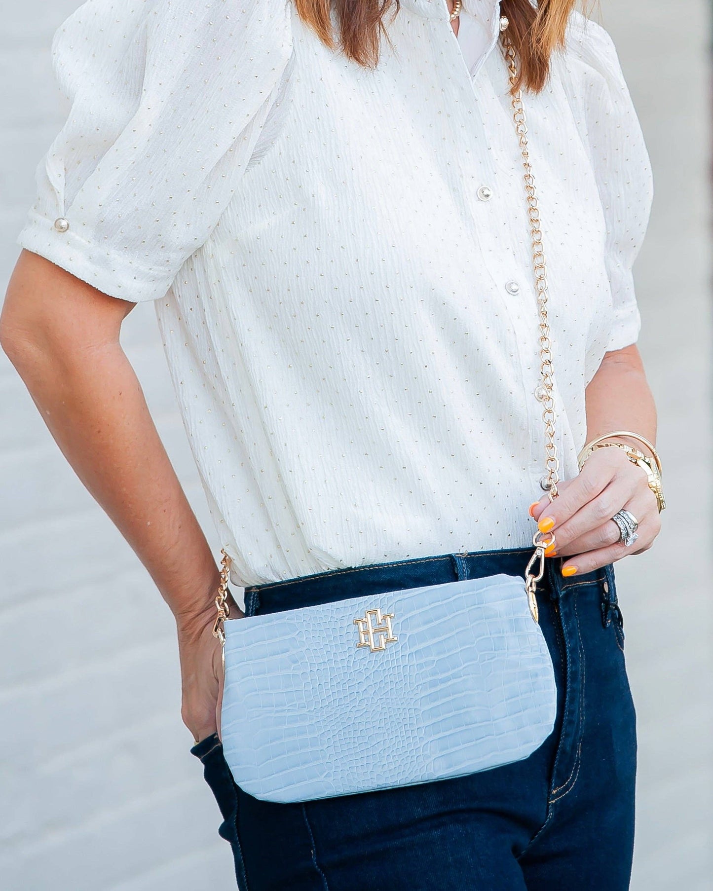 Livi Crossbody Baby Blue EC
