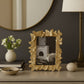 Photo Frame - Gold Resin Butterflies Border,  4x6 in.