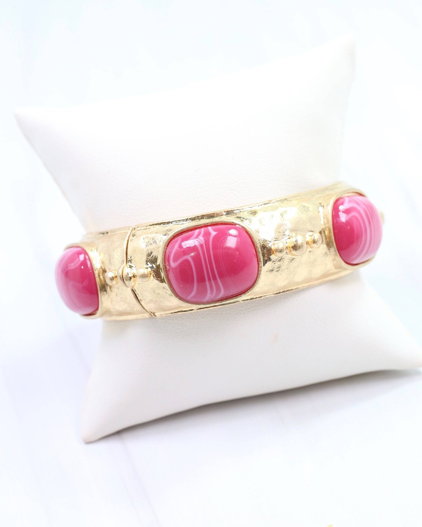 Tally Stretch Bracelet Pink: Default