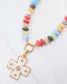 Carol Small Cross Charm Mother Of Pearl: Default