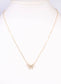 Jaquel CZ Bow Necklace GOLD