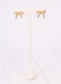 Arielle CZ Bow Earring GOLD