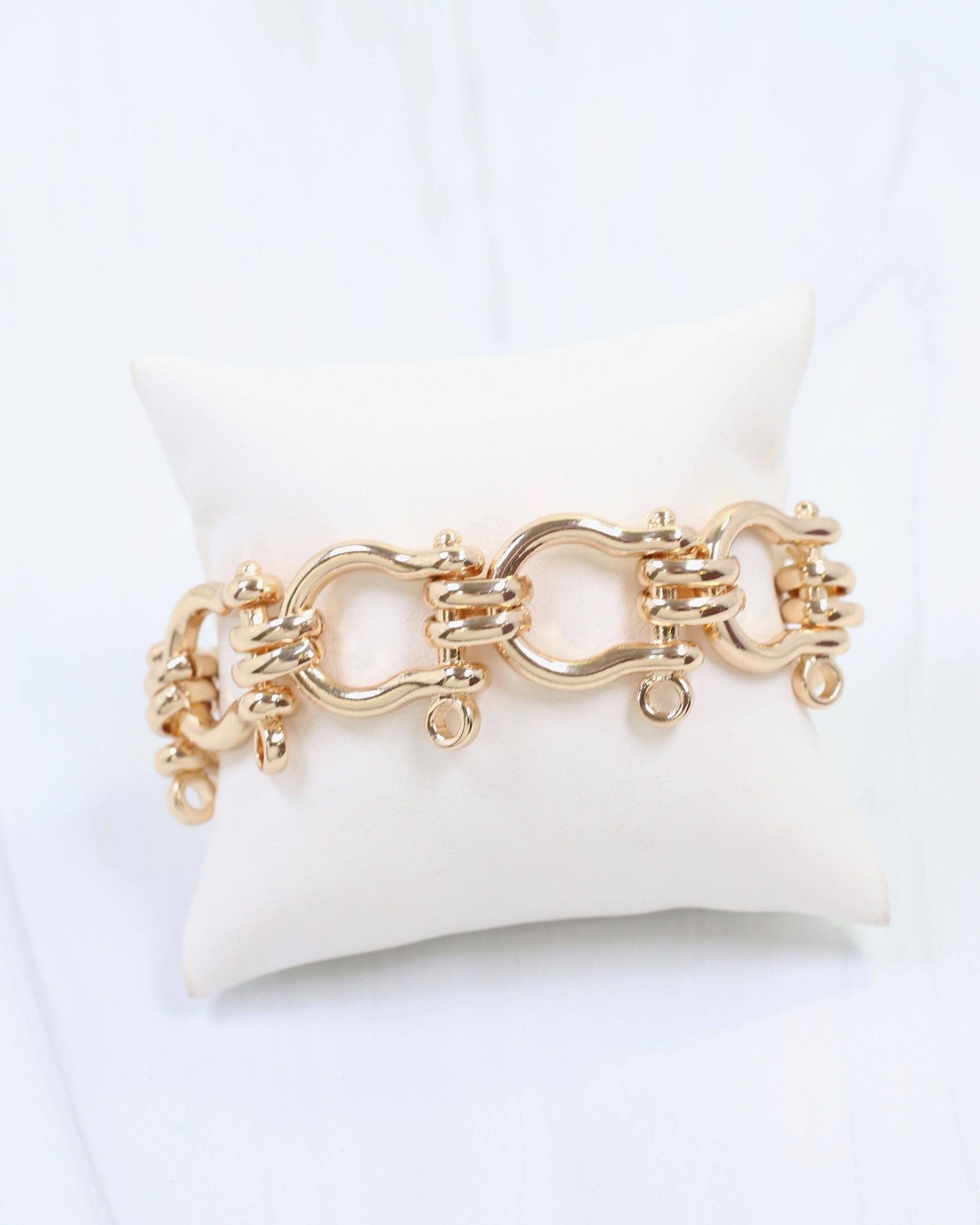 Cannady Horsebit Bracelet WR Gold