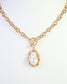Carmela Baroque Pearl Toggle Necklace Gold