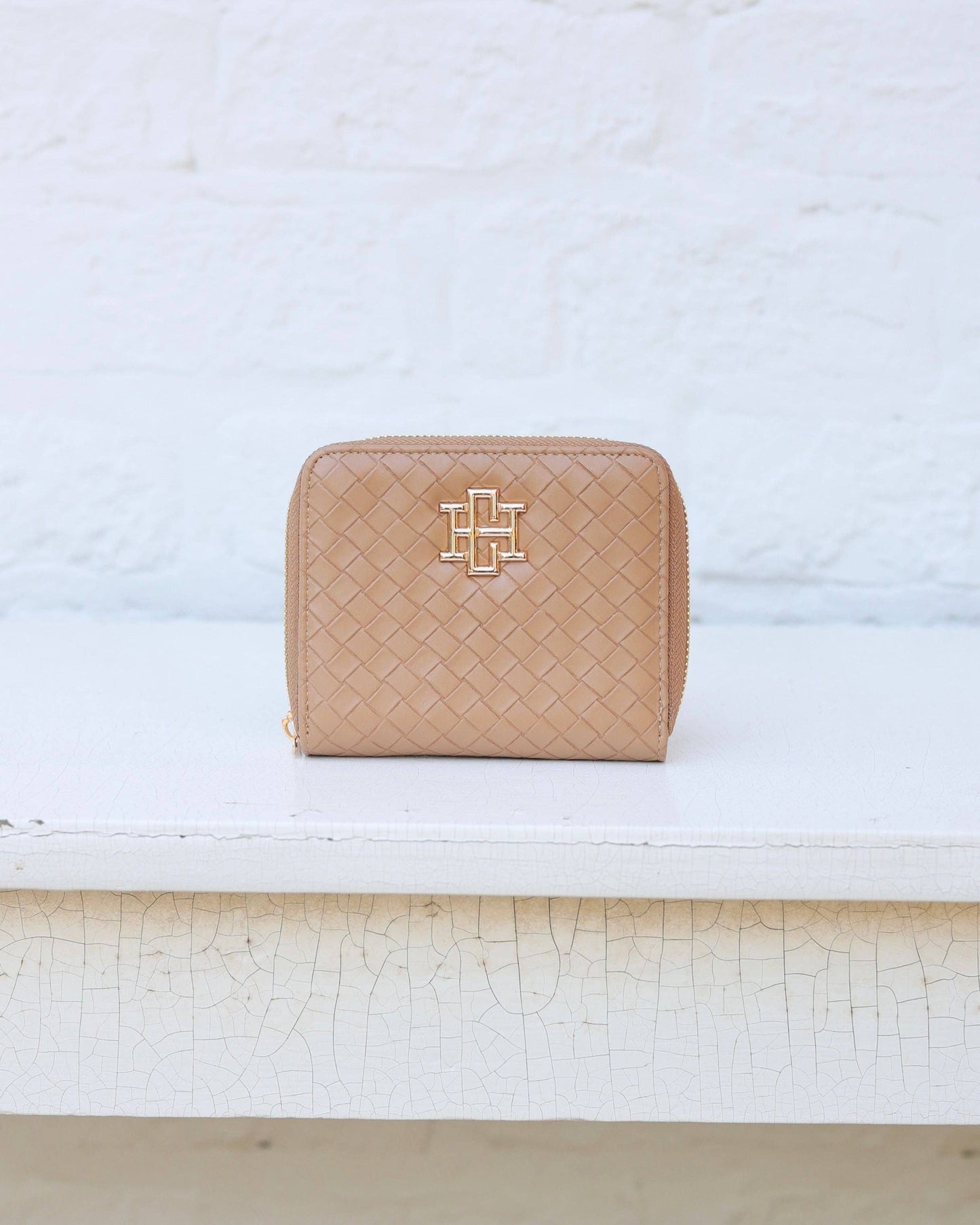 Blakely Wallet Woven Tan