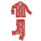 Eye of the Tiger Cotton Printed Pajamas ( 2 Colors)