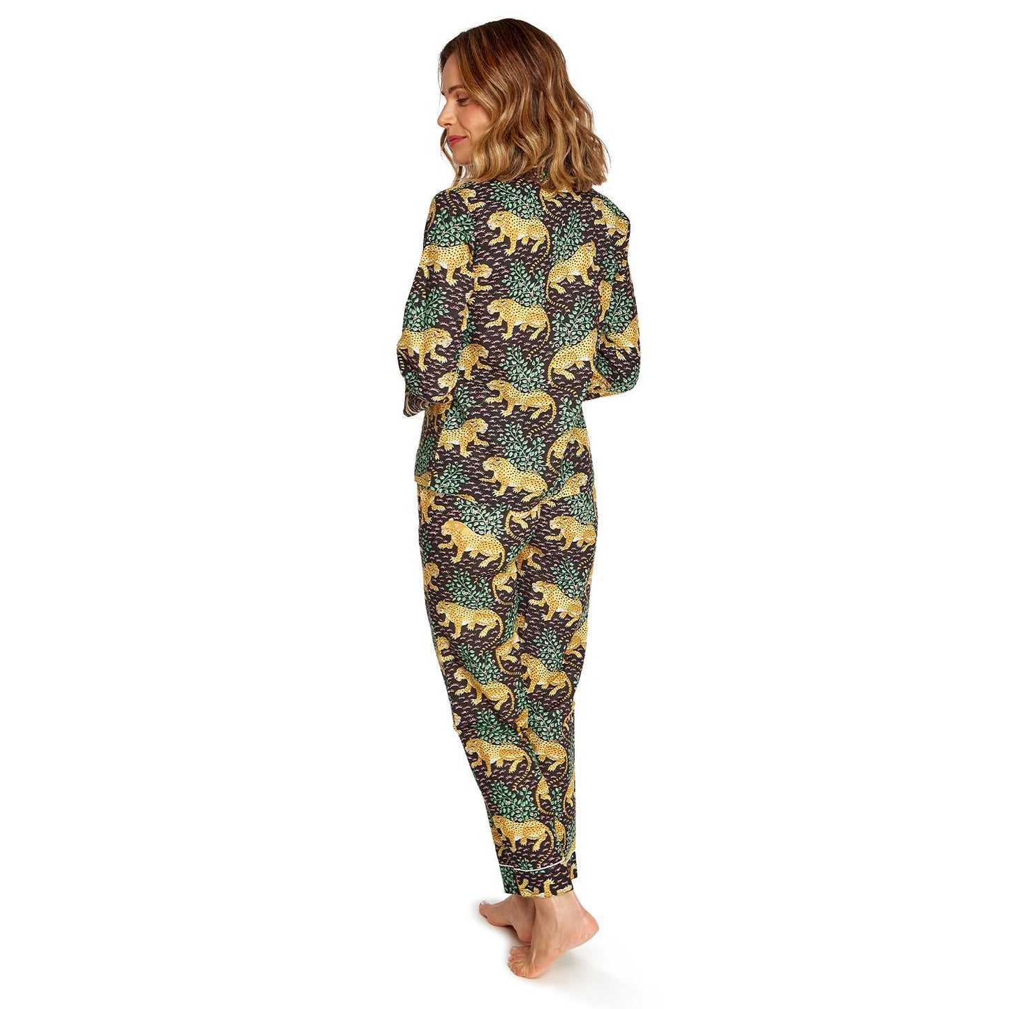 Leopard Printed Cotton Pajamas