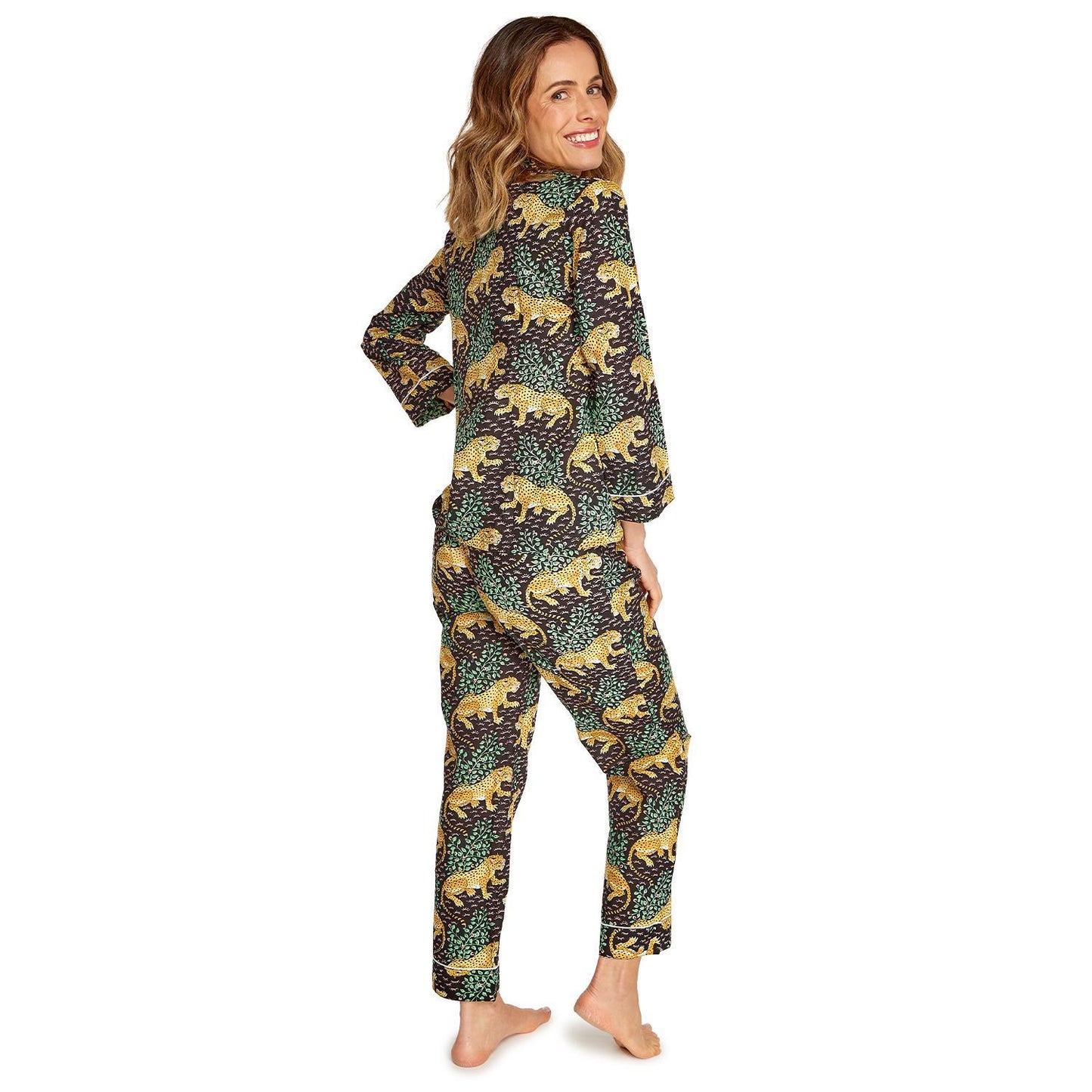 Leopard Printed Cotton Pajamas