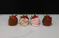 Fake Deluxe Dipped Strawberries - Set of 12
