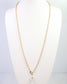 Harrodsburg Long Link Necklace with Pearl Gold: Default