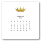 2025 Desk Calendar with Easel