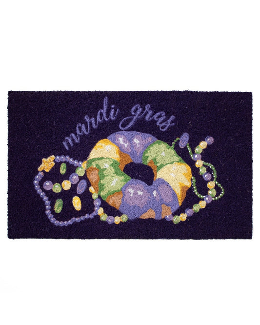 King Cake Love Coir Doormat