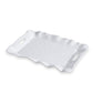 VIDA Havana Rectangular Tray with Handles (White)