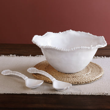 VIDA Alegria Large Bowl (White)