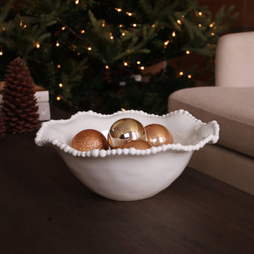 VIDA Alegria Large Bowl (White)
