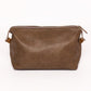 Alpha Toiletry Bag - Chocolate Brown