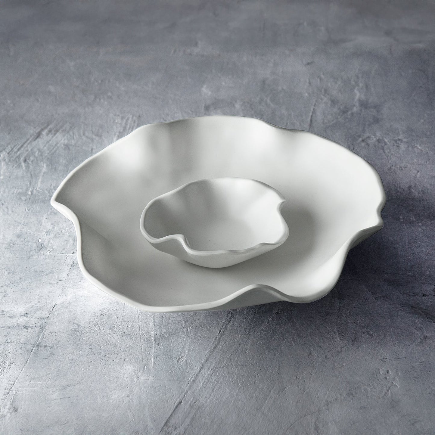 VIDA Nube Bowl with Dip (White)