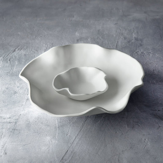 VIDA Nube Bowl with Dip (White)