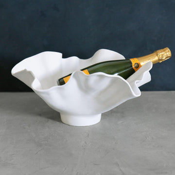 VIDA Bloom Wine Bucket (White)