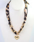 Santee Scarf Charm Necklace Leopard: