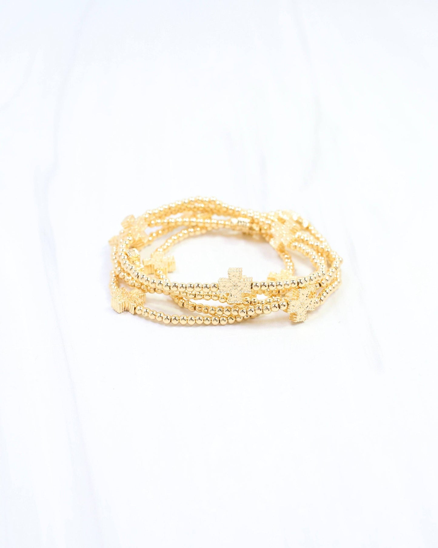 Jolee Beaded Cross Bracelet