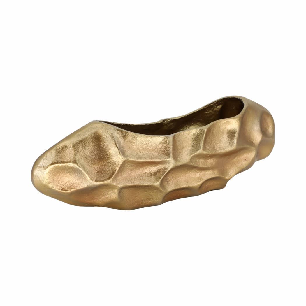 Decorative Bowl - Bronze Metal Cartwright Hammered, 20 in.