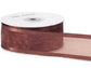 Wired Satin Edge Sheer Ribbon: Ivory / 1 Pack / 1-1/2"x25 yards