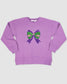 Youth Mardi Bow Sequin Sweatshirt
