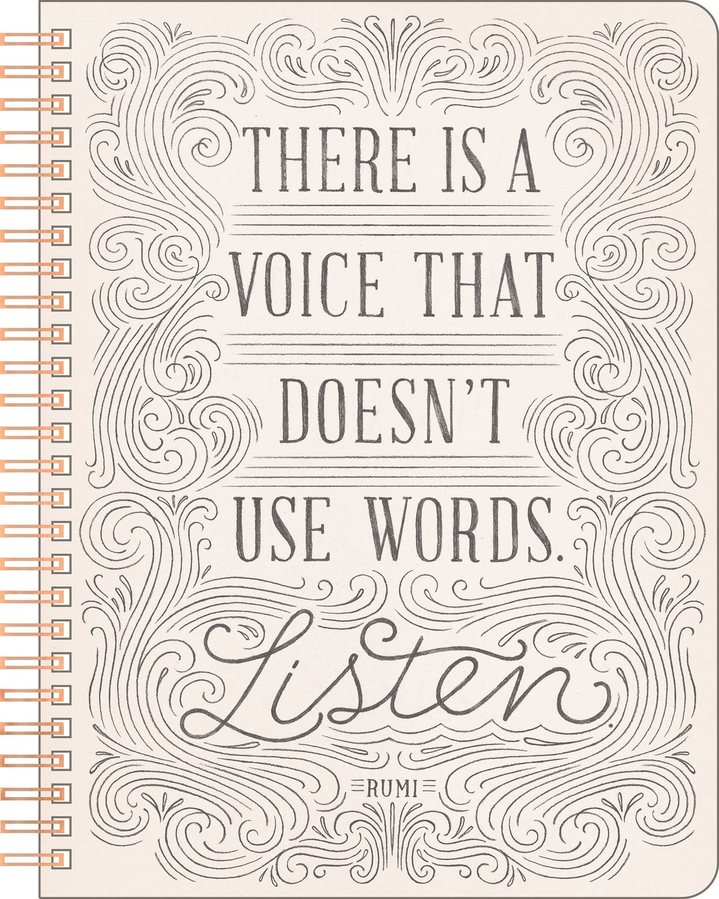 Spiral Notebook - There is a voice