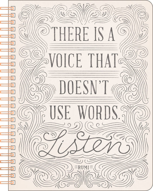 Spiral Notebook - There is a voice