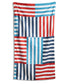 Freeport Stripe Giant Beach Towel in Red
