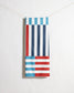 Freeport Stripe Giant Beach Towel in Red