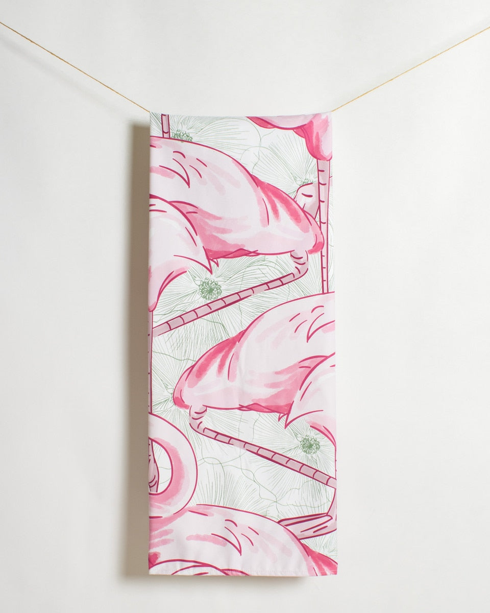 Bonaire Flamingo Giant Beach Towel