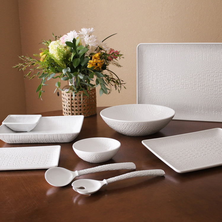 VIDA Croc Large Bowl (White)