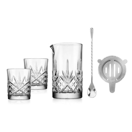 Dublin Crystal 5 Piece Mixing Pitcher Set