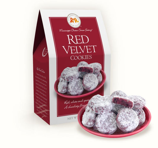 Red Velvet Cookies 5.5 oz. Carton