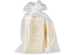 Organza Sheer Drawstring Bags: Ivory / 10 Pack / 4x6"