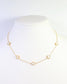 Vineland Mother of Pearl Clover Necklace WR Gold