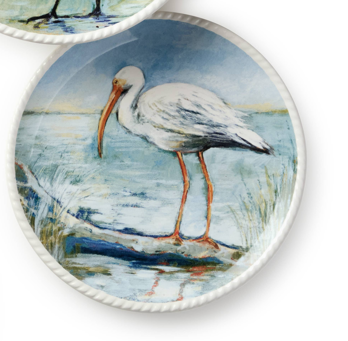 Coastal Birds Canape Plates, 6" (4 Styles)