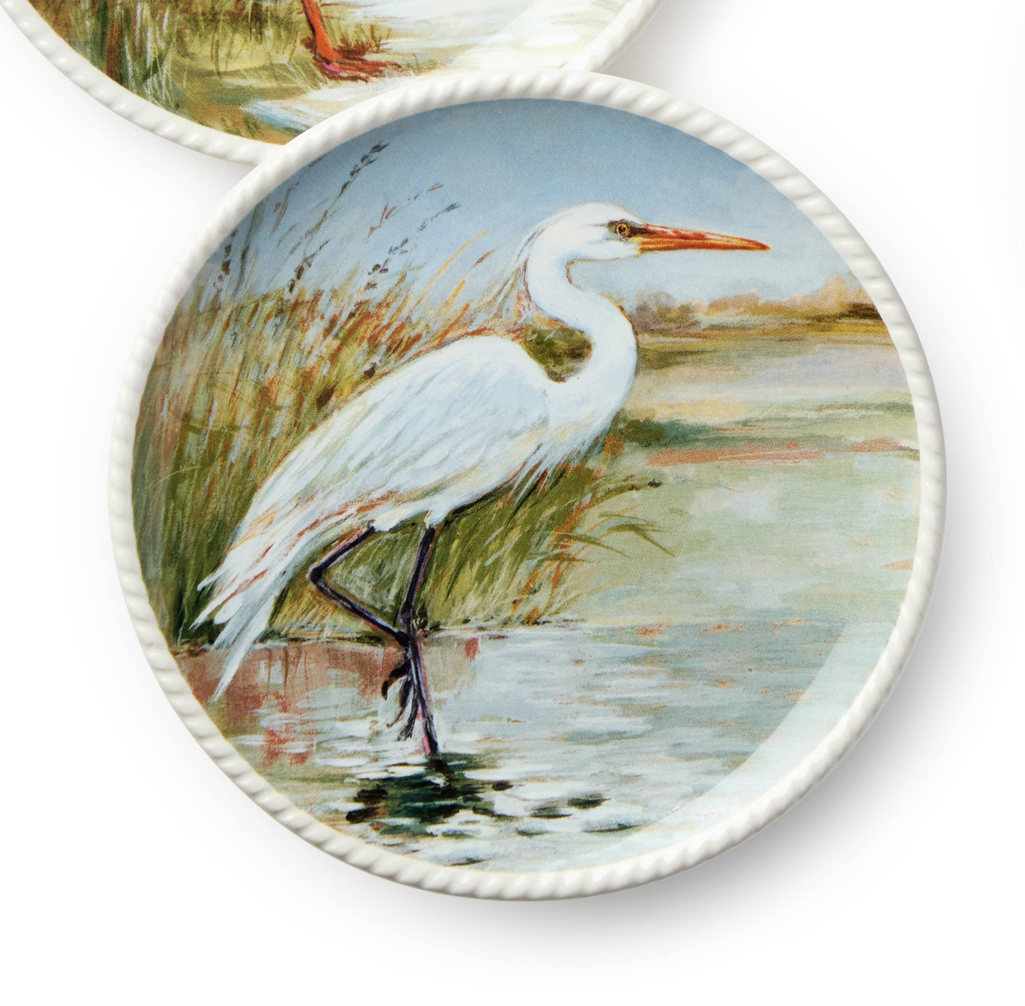 Coastal Birds Canape Plates, 6" (4 Styles)